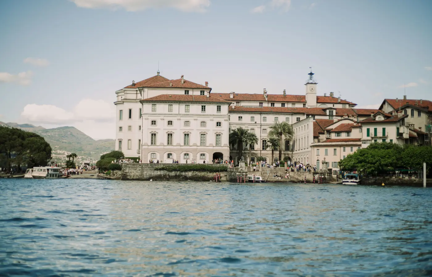 Historic lakeside view near Stresa